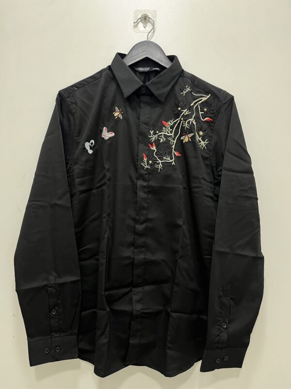 Black Embroidery Designer Shirt