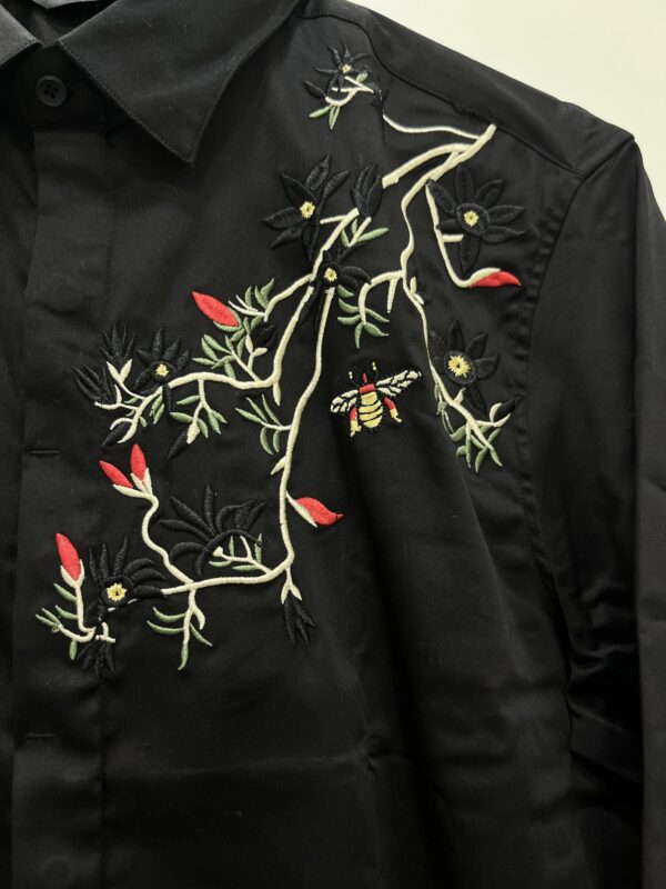Black Embroidery Designer Shirt