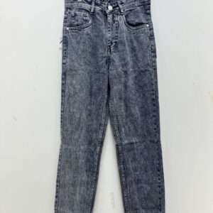 Grey Acid Wash Momfit Jean