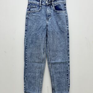 Blue Acid Wash Momfit Jean