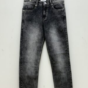 Faded Charcoal Grey Regular Fit Jean