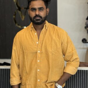 Corduroy Shirt ( Yellow )