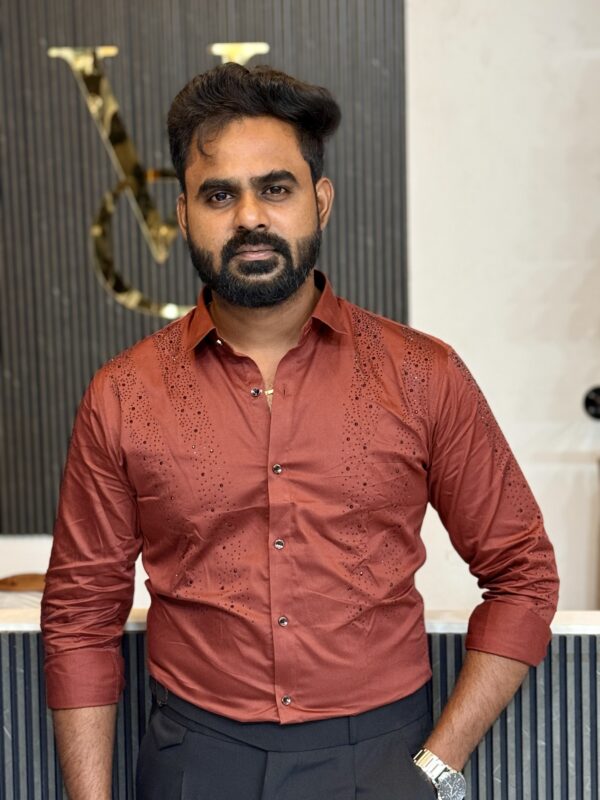 Designer Shirt ( Burnt Orange )