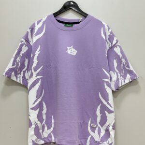 Flame Oversized T-shirt ( Lavender )