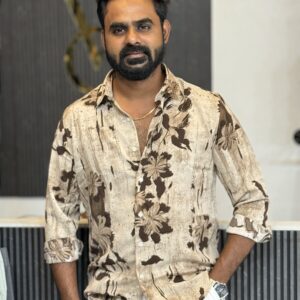 Imported Printed Shirt ( Brown )