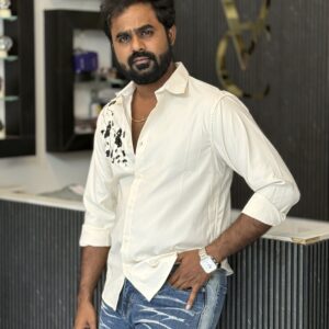Embroidery shirt ( off white )
