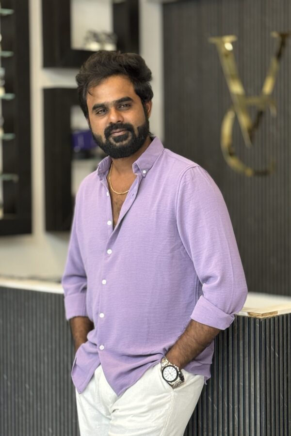 Crushed shirt ( lavender )