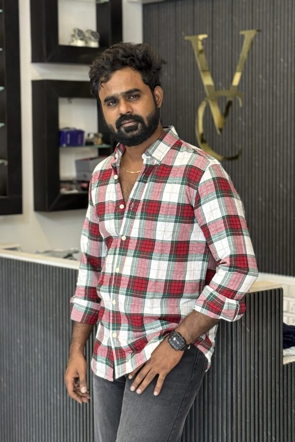 Flannels shirt ( red )