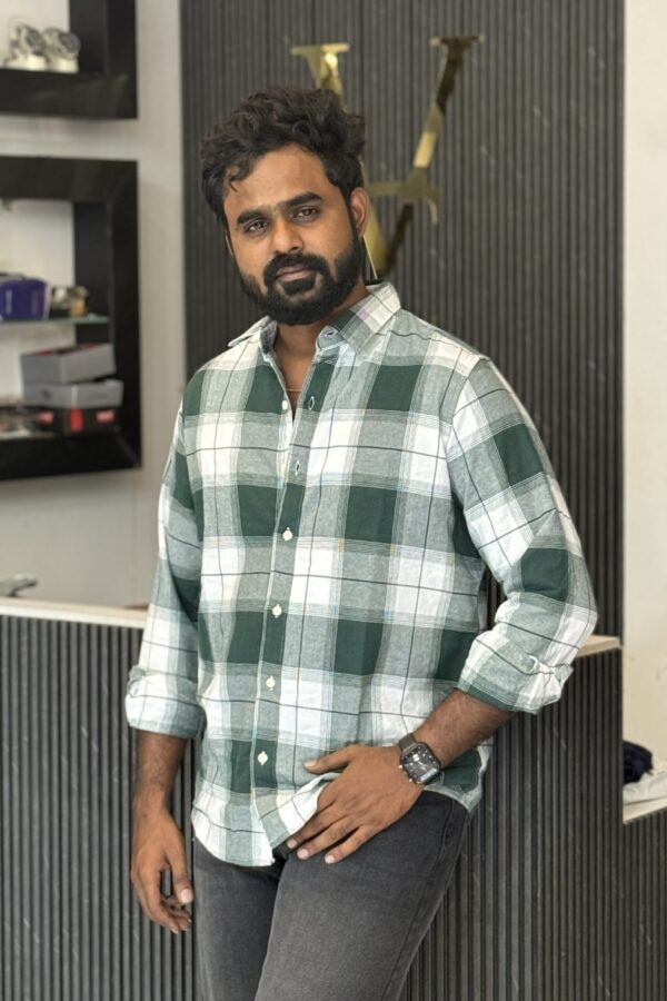 Flannels shirt ( green )