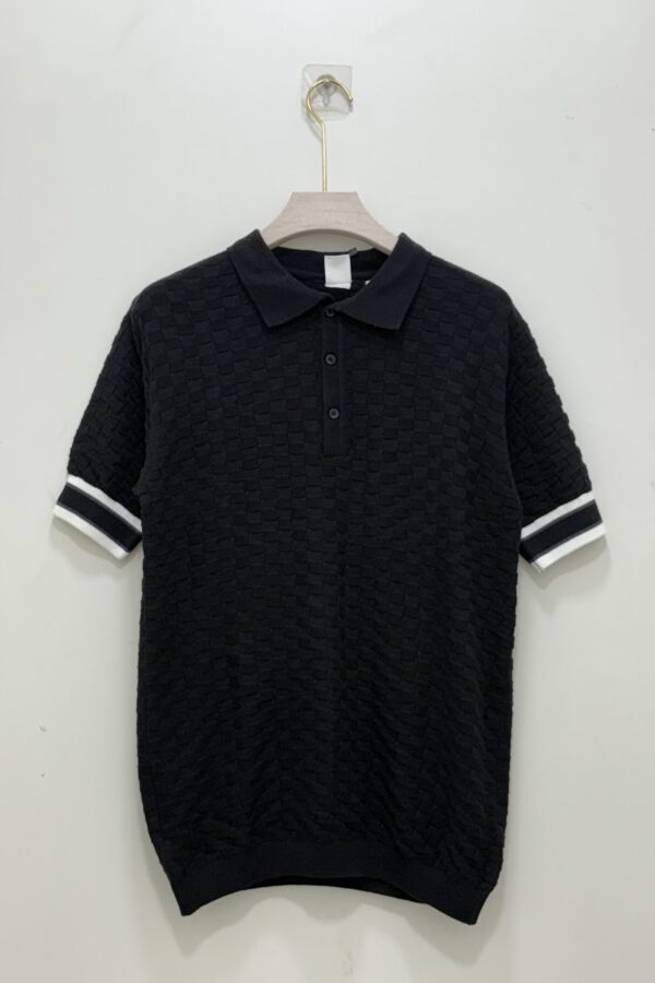 Old money polo T-shirt - Black
