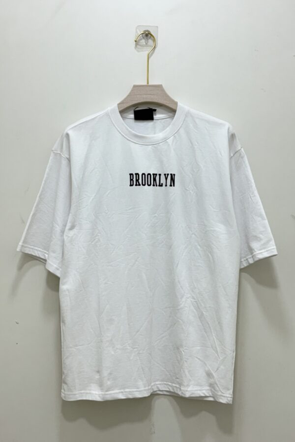 White streetwear oversized T-shirt