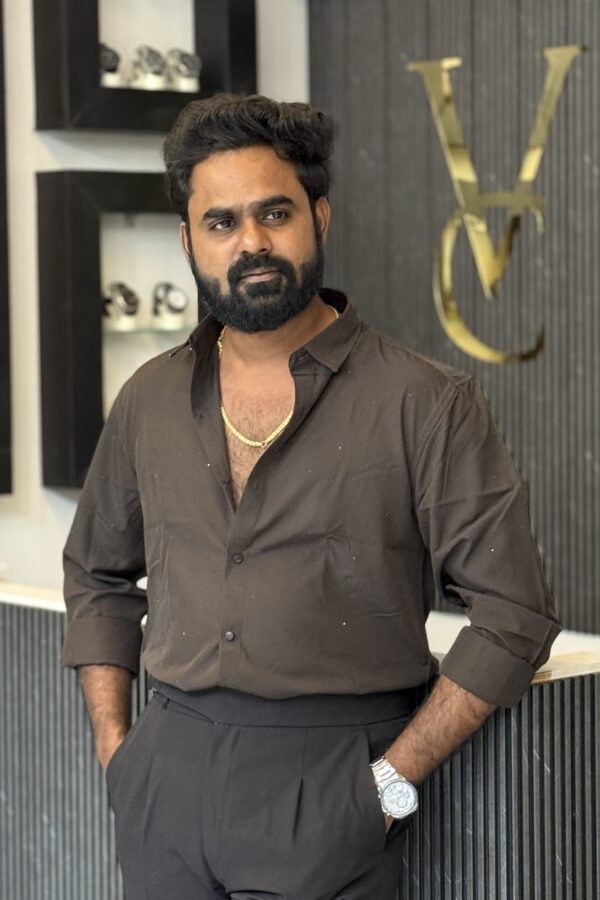 Designer stone shirt - Brown