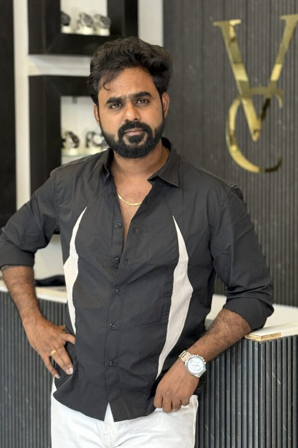 Streetwear pattern shirt - Black