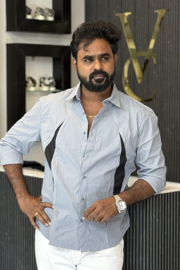 Streetwear pattern shirt - Grey