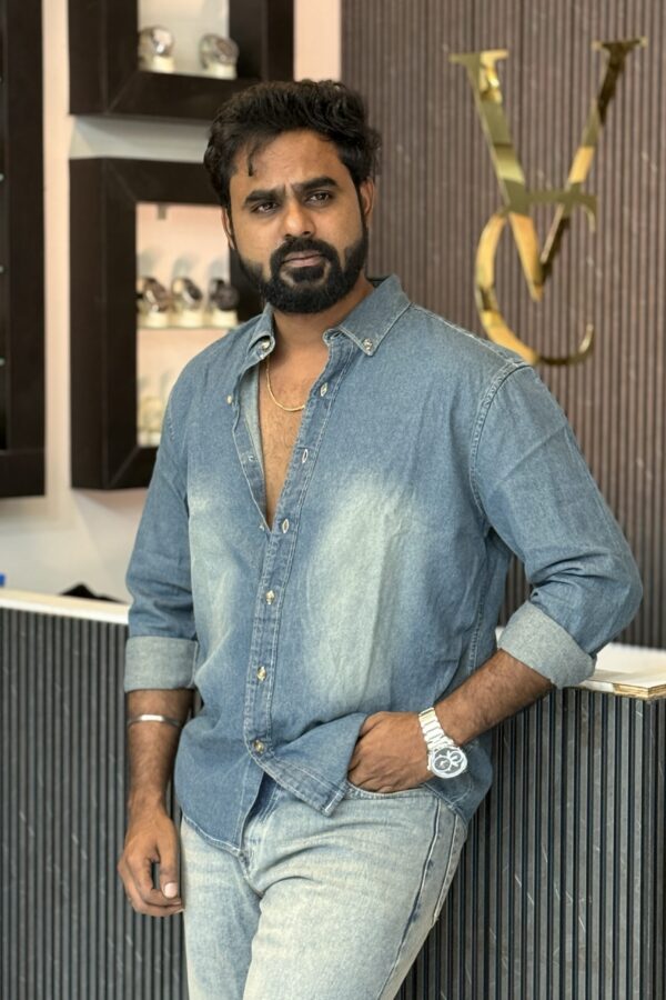 Denim shirt - Medium faded blue