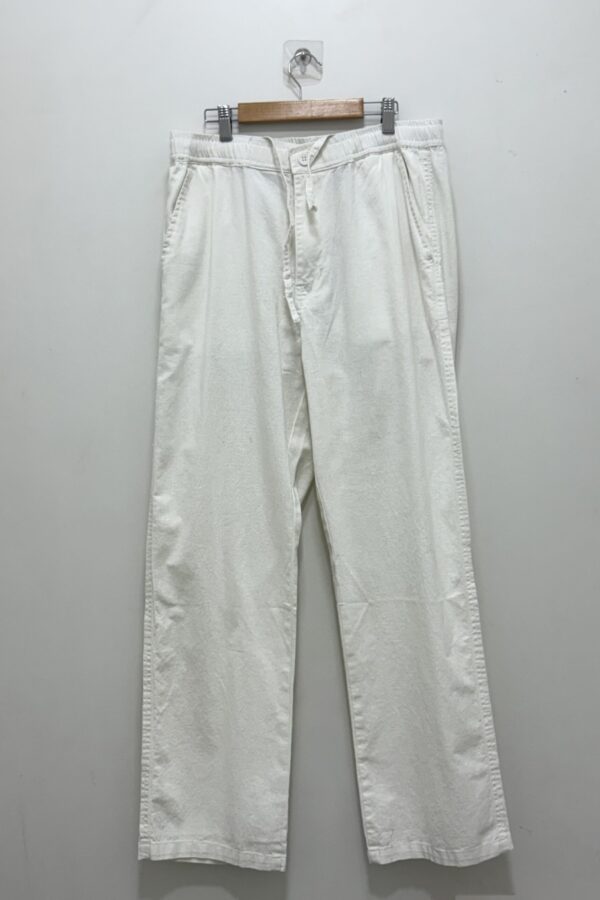White linen pant