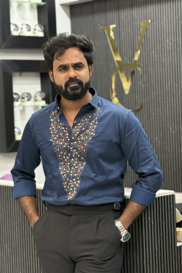 Luxury designer shirt - Blue