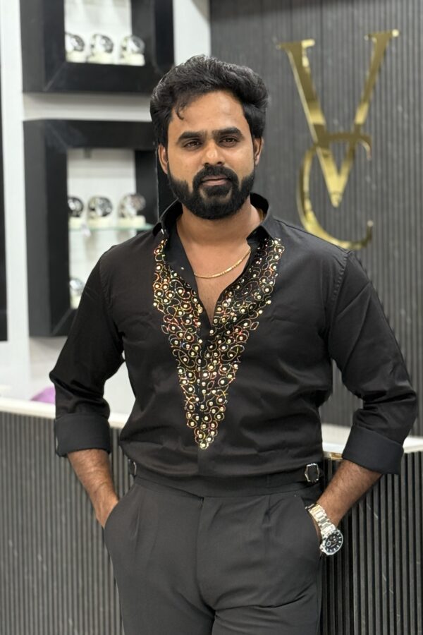 Luxury designer shirt - Black