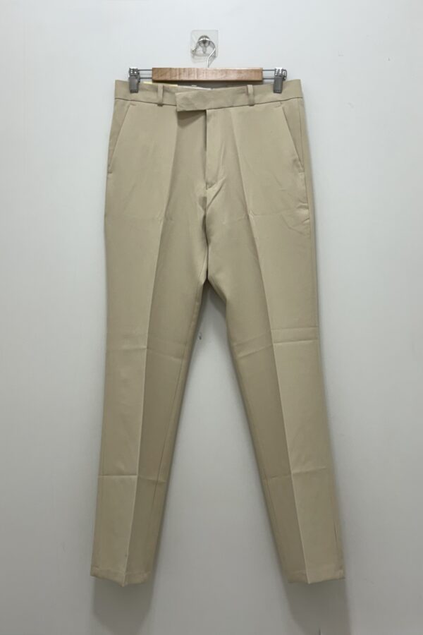 Beige bootcut formal pant