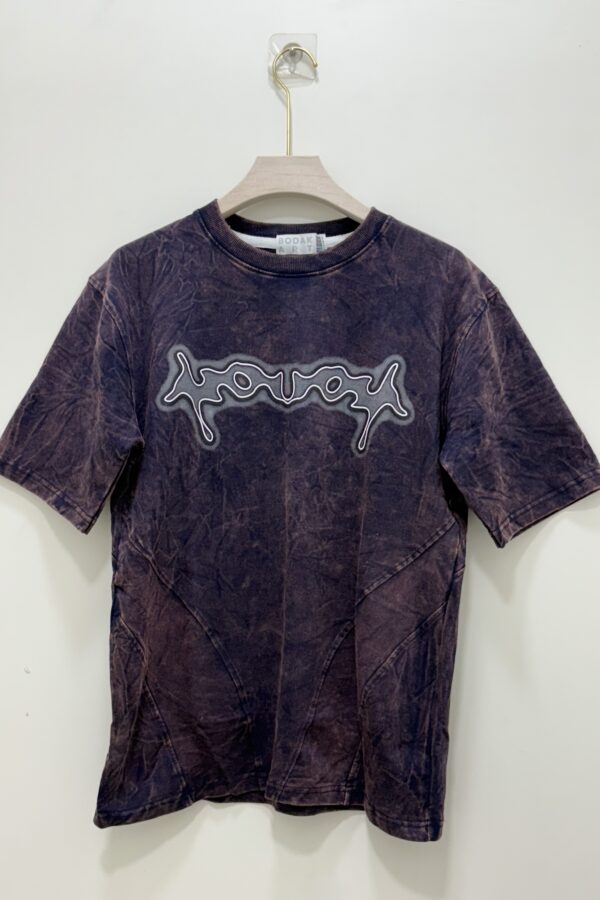 Dusty Purple oversized acid wash T-shirt